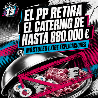 El PP retira el catering de hasta 880.000 euros, pero Móstoles sigue esperando explicaciones